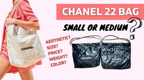 chanel 22 new|Chanel 22 sizes medium.